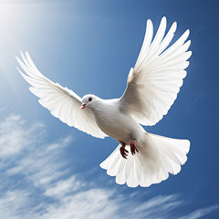 Fototapeta premium Dove of Peace Illustration