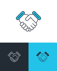 Business Agreement and Partnership Icon - 592108036