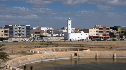 Obraz premium Aghlabid Basins in Kairouan, Tunisia