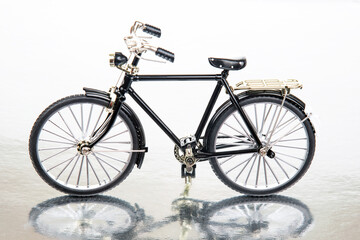 road bike model on a white background. transport for travel