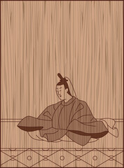 木彫り風百人一首　菅家