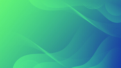 Abstract Green liquid background. Modern background design. gradient color. Dynamic Waves. Fluid shapes composition. Fit for website, banners, wallpapers, brochure, posters