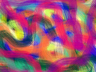Papier Peint Lavable Mélange de couleurs Watercolor pastel shapes, waves, forms, colorful abstract background