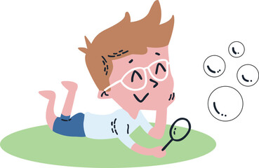 illustration of children's day