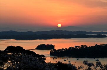 松島の日の出