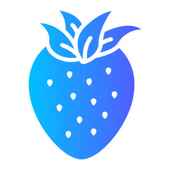 strawberry gradient icon