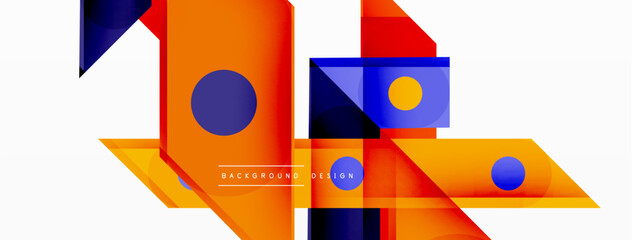 Color overlapping stripes background. Colorful lines composition for wallpaper, banner, background or landing