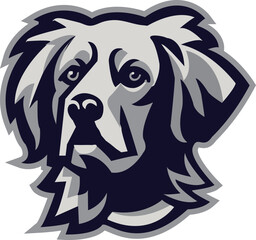 Dog Head Logo Vector Template Illustration Design. Mascot Transparent Dog Logo design Dog sport logo