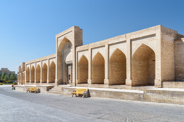 Fototapeta na wymiar Ulugh Beg Tamokifurush Caravanserai in Bukhara, Uzbekistan