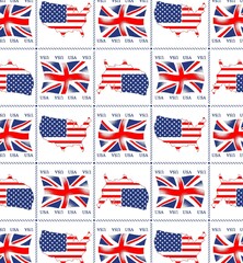 American flag banner with colorful pattern abstract baby background blue book boxer usa britain british card child color design england english esus europe european flag font funny