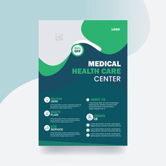 Medical Hospital Business Flyer Health Care Banner Design Cover Template
