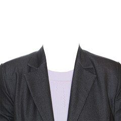 Women's business suit on a white background. Women's clothing is isolated on a white background.