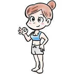 ダイエットに成功した女性