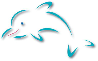 飛び跳ねるイルカ
