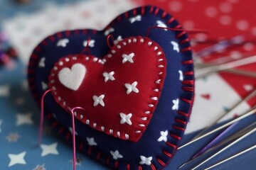 Obraz premium American Independence Day Celebration. Generative AI