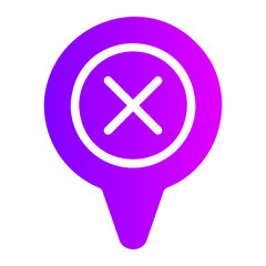 location pin gradient icon