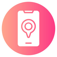 location pin gradient icon