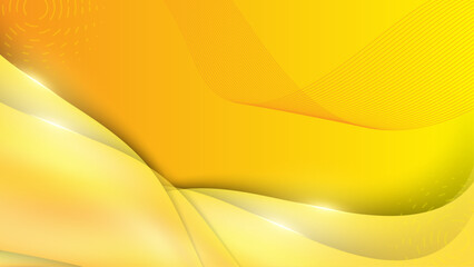 Modern orange yellow abstract presentation background with stripes lines