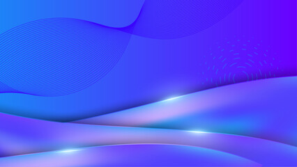 Geometric blue purple shapes abstract modern technology background design. Vector abstract graphic presentation design banner pattern wallpaper background web template.