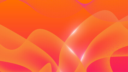 Vector red gradient dynamic abstract lines background