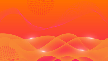 Vector red abstract geometric shapes background