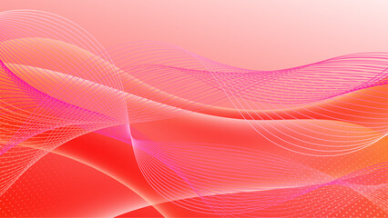 Vector red abstract geometric shapes background