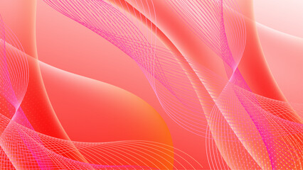 Vector red gradient abstract background