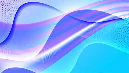 Geometric blue purple shapes abstract modern technology background design. Vector abstract graphic presentation design banner pattern wallpaper background web template.