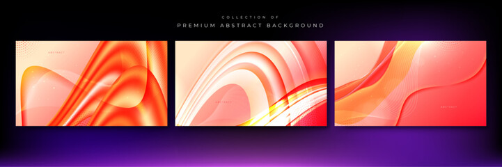 Geometric red shapes abstract modern technology background design. Vector abstract graphic presentation design banner pattern wallpaper background web template.