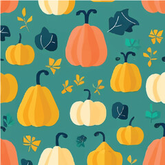 cute simple winter squash pattern, cartoon, minimal, decorate blankets, carpets, for kids, theme print design
