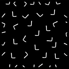 simple l shape seamless black and white background vector doodle hand draw