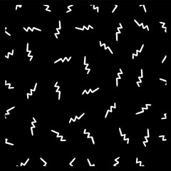 simple zigzag shape seamless black and white background vector doodle hand draw 

