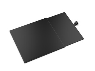 Blank sliding invitation envelope mock up. 3d rendering illustration.	