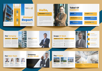 Annual Report Layout Template