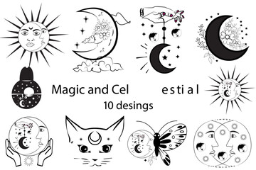 MAGIC AND CELESTIAL CMAGICLIPART