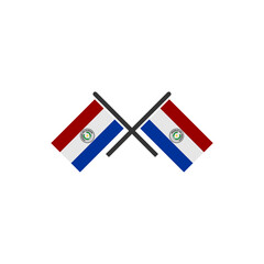 Paraguay flags icon set, Paraguay independence day icon set vector sign symbol