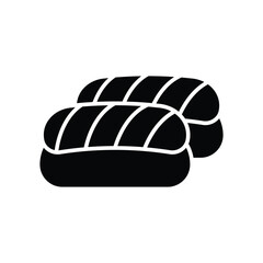 sushi icon vector design template in white background