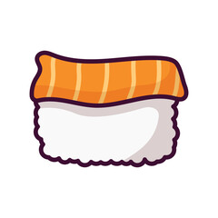 sushi icon vector design template in white background