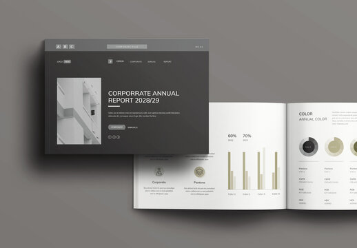 Corporate Annual Report Layout