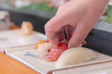 職人技が光る握り寿司