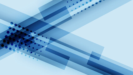 Geometrical background with blue shapes.