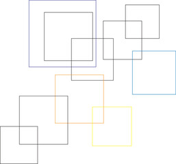 vector background design with line box