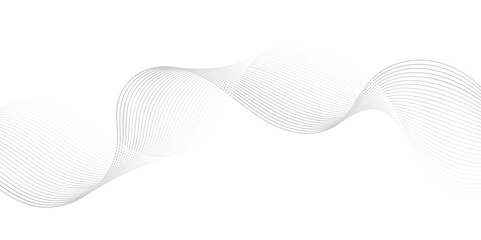 Abstract wave line for banner, template, wallpaper background with wave design. Vector illustration. abstract background with business lines white background. Abstract wave element for design.