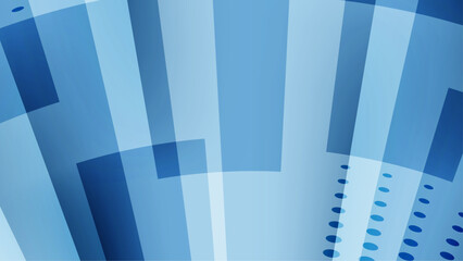 Geometrical background with blue shapes.