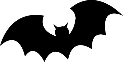 black and white halloween bat