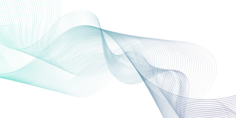 abstract wave line white background