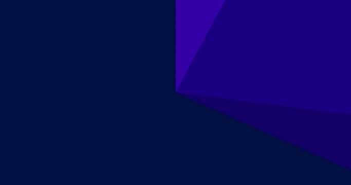 Wipe circle rotation transition 4 random blue shades. Linear animation geometric figure. Seamless loop isolated. Motion design element. Business, art, fashion, etc...