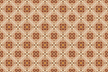 Obraz premium Abstract seamless pattern, seamless wallpaper, seamless background designed for use for interior, wallpaper, fabric, curtain, carpet, clothing, Batik, satin, background, illustration, Embroidery style