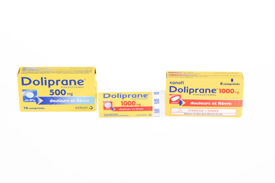 doliprane sanofi line box of doliprane analgesic medical for pain and headaches