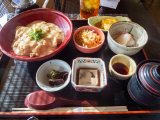 京都料理、湯葉丼